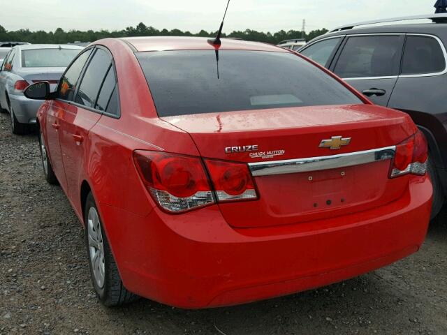 1G1PA5SH8E7151722 - 2014 CHEVROLET CRUZE LS RED photo 3