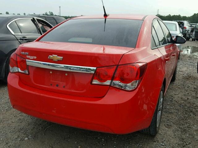 1G1PA5SH8E7151722 - 2014 CHEVROLET CRUZE LS RED photo 4