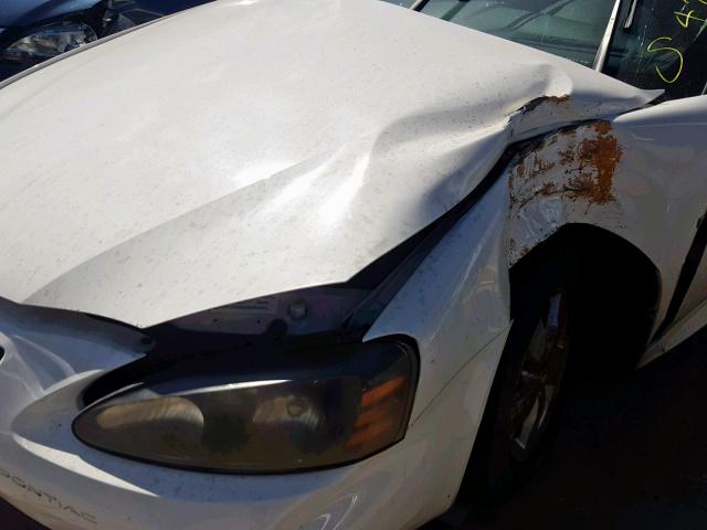2G2WP552281121789 - 2008 PONTIAC GRAND PRIX WHITE photo 9