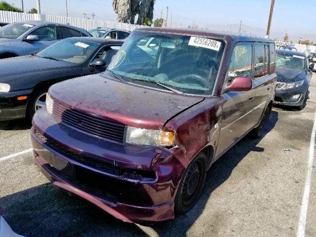 JTLKT324050207551 - 2005 TOYOTA SCION XB 勃艮第红 照片 2