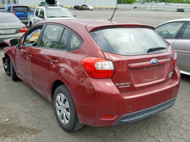 JF1GPAA69F9313819 - 2015 SUBARU IMPREZA RED photo 3