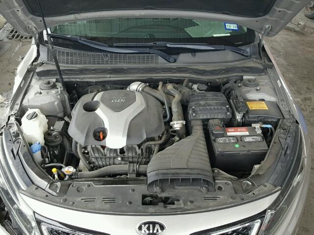 5XXGR4A65FG364677 - 2015 KIA OPTIMA SX SILVER photo 7