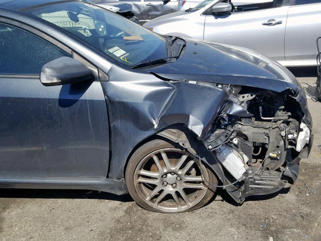 JTKDE167180255418 - 2008 TOYOTA SCION TC ნაცრისფერი ფოტო 9