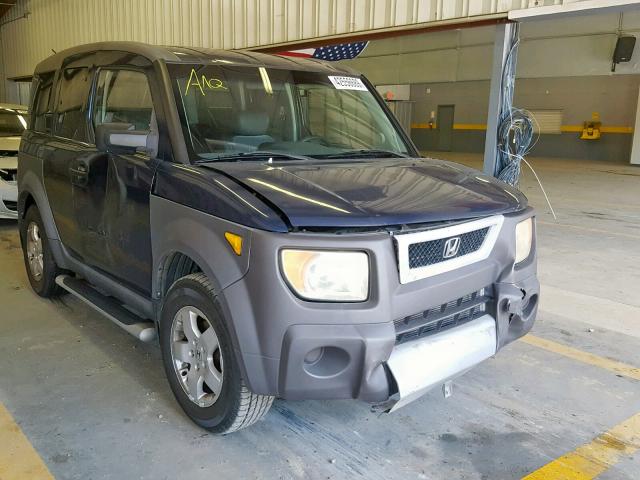 5J6YH18513L016173 - 2003 HONDA ELEMENT EX BLUE photo 1