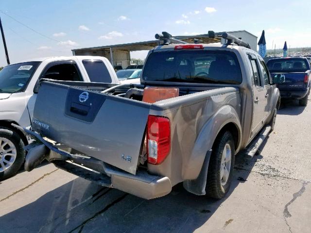 1N6AD07W05C417785 - 2005 NISSAN FRONTIER C GOLD photo 4