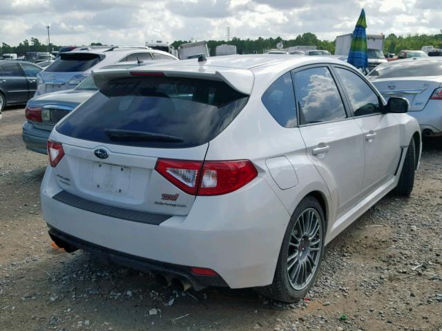 JF1GR8H60BL817472 - 2011 SUBARU IMPREZA WR WHITE photo 4