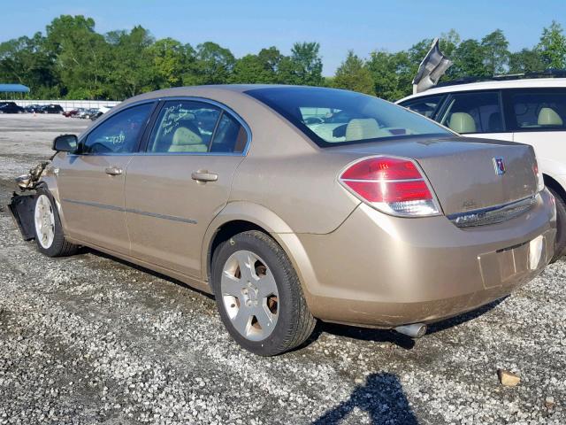 1G8ZS57N88F165488 - 2008 SATURN AURA XE GOLD photo 3