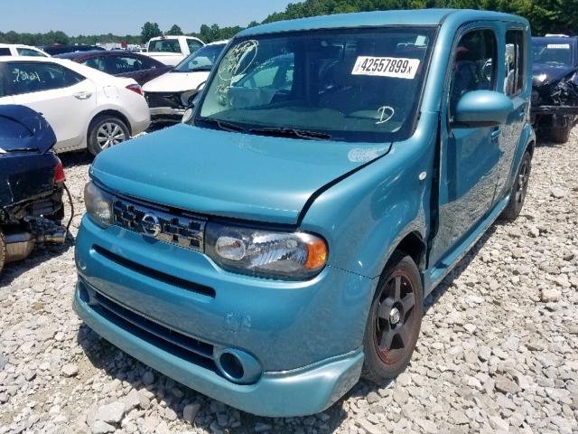 JN8AZ28R89T115339 - 2009 NISSAN CUBE BASE TEAL photo 2