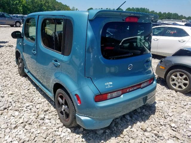 JN8AZ28R89T115339 - 2009 NISSAN CUBE BASE TEAL photo 3