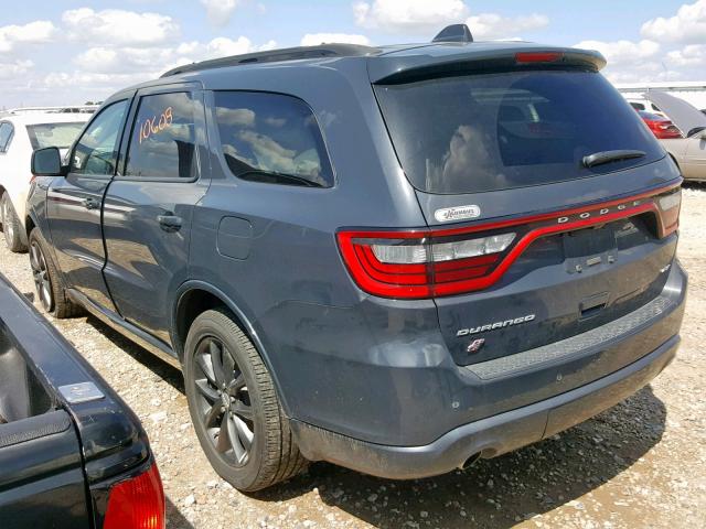 1C4RDJDG5JC345761 - 2018 DODGE DURANGO GT GRAY photo 3