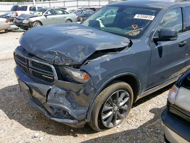 1C4RDJDG5JC345761 - 2018 DODGE DURANGO GT GRAY photo 9