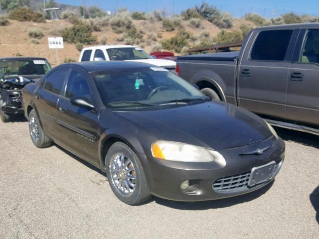 1C3AL56UX1N547434 - 2001 CHRYSLER SEBRING LX CHARCOAL photo 1