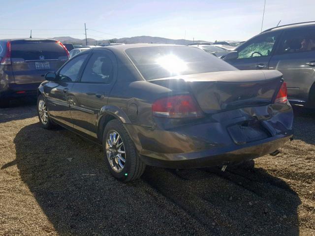 1C3AL56UX1N547434 - 2001 CHRYSLER SEBRING LX CHARCOAL photo 3