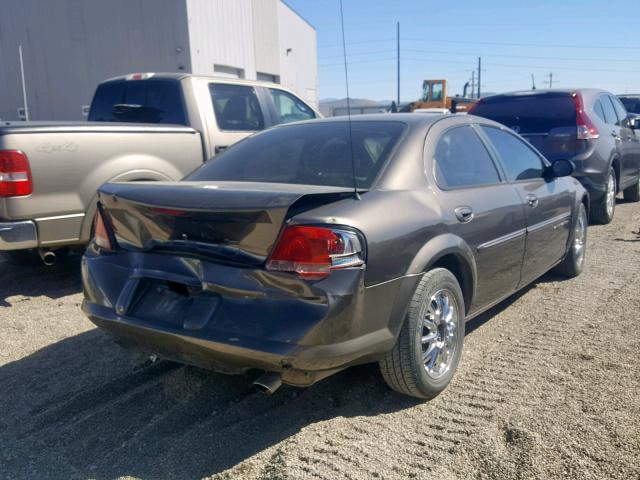 1C3AL56UX1N547434 - 2001 CHRYSLER SEBRING LX CHARCOAL photo 4