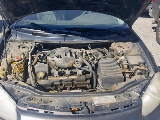 1C3AL56UX1N547434 - 2001 CHRYSLER SEBRING LX CHARCOAL photo 7