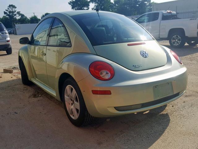 3VWPG31CX7M521168 - 2007 VOLKSWAGEN NEW BEETLE GREEN photo 3
