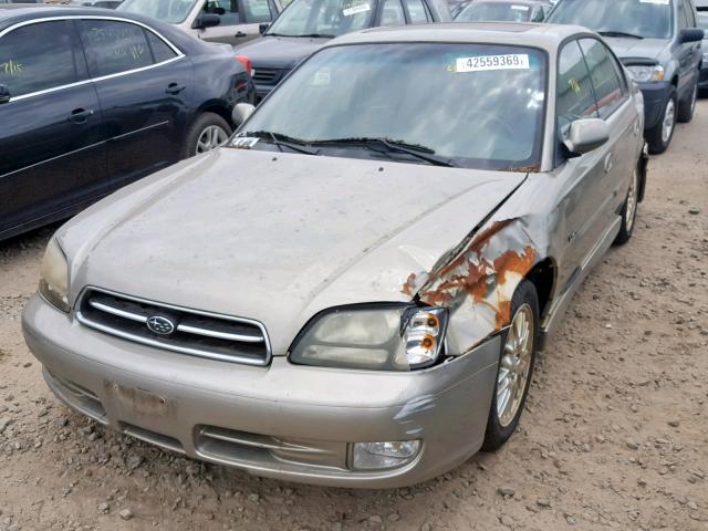 4S3BE656117211498 - 2001 SUBARU LEGACY GT BROWN photo 2