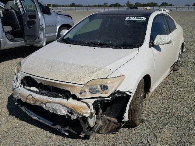 JTKDE3B74A0310967 - 2010 TOYOTA SCION TC WHITE photo 2