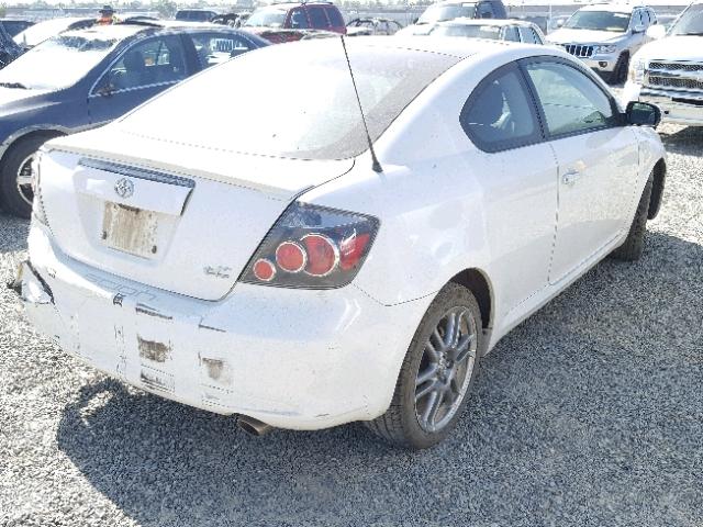 JTKDE3B74A0310967 - 2010 TOYOTA SCION TC WHITE photo 4