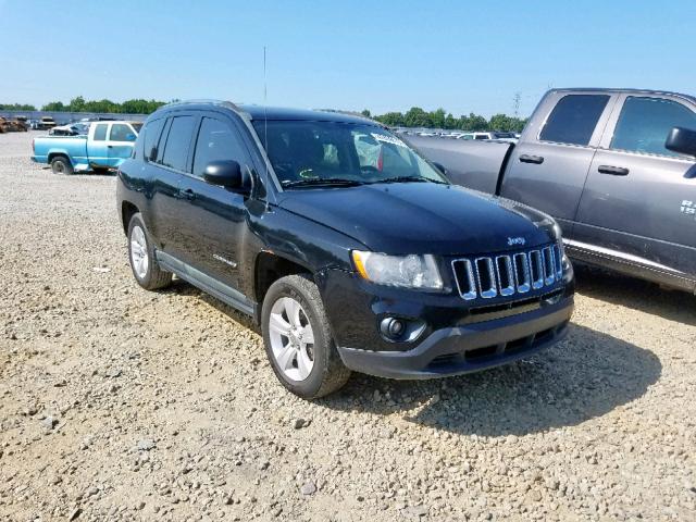 1C4NJCBA6CD503488 - 2012 JEEP COMPASS BLACK photo 1