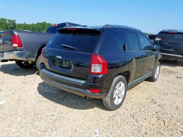 1C4NJCBA6CD503488 - 2012 JEEP COMPASS BLACK photo 4