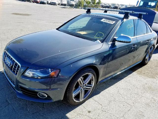 WAUKGAFL4AA070332 - 2010 AUDI S4 PRESTIG GRAY photo 2