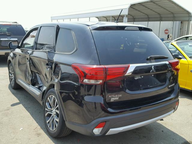 JA4AD2A38GZ039335 - 2016 MITSUBISHI OUTLANDER BLACK photo 3