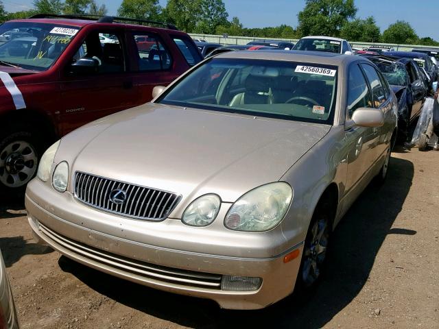 JT8BD69S830178195 - 2003 LEXUS GS 300 GOLD photo 2