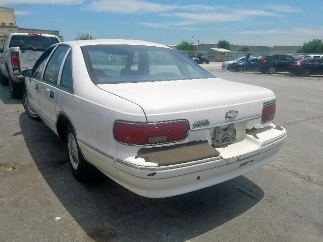 1G1BL53E2PW140183 - 1993 CHEVROLET CAPRICE CL WHITE photo 3