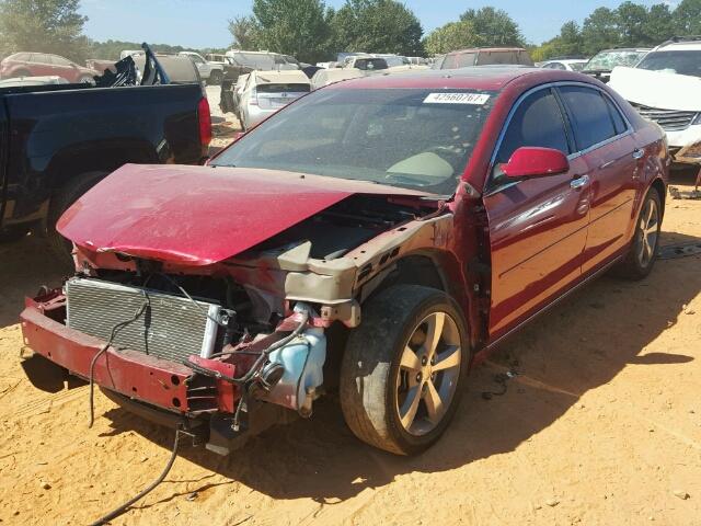 1G1ZD5E00CF283236 - 2012 CHEVROLET MALIBU 2LT RED photo 2