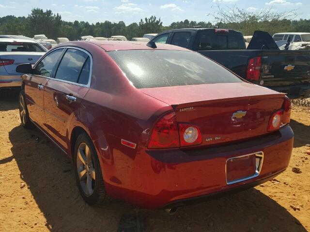 1G1ZD5E00CF283236 - 2012 CHEVROLET MALIBU 2LT RED photo 3