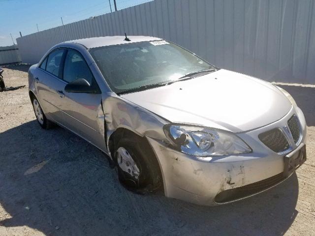 1G2ZF57B984271612 - 2008 PONTIAC G6 VALUE L SILVER photo 1