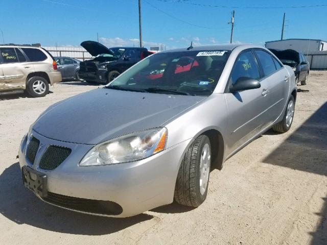 1G2ZF57B984271612 - 2008 PONTIAC G6 VALUE L SILVER photo 2