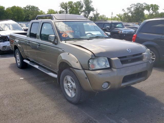 1N6ED29X92C331535 - 2002 NISSAN FRONTIER C BEIGE photo 1