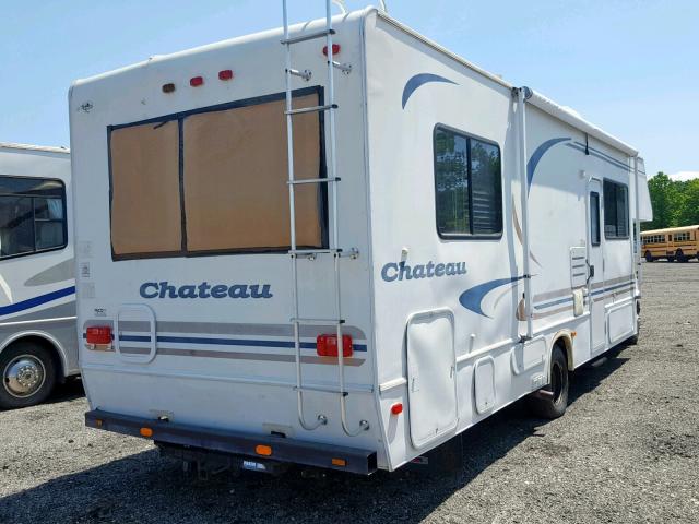 1FDXE45S9YHA80134 - 2000 FORD CHATEAU WHITE photo 4