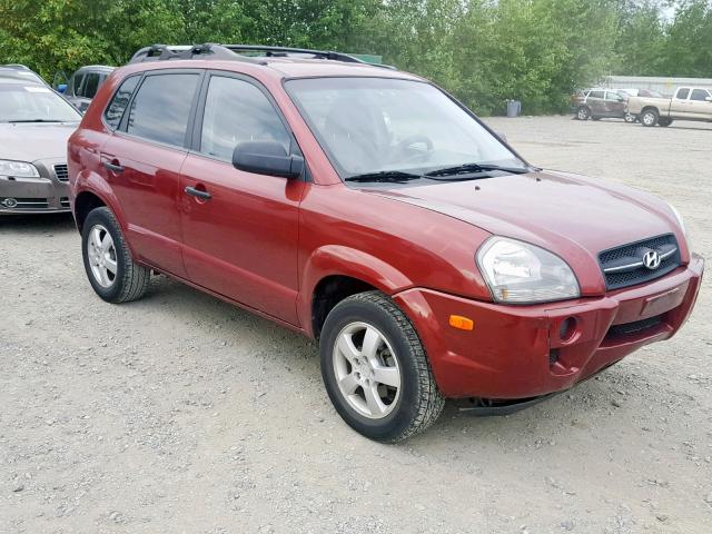 KM8JM12B06U478719 - 2006 HYUNDAI TUCSON GL RED photo 1