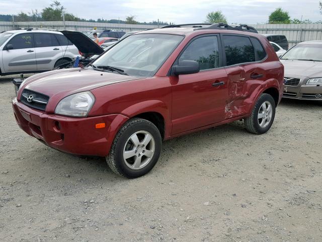 KM8JM12B06U478719 - 2006 HYUNDAI TUCSON GL RED photo 2