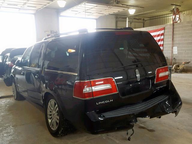 5LMFL275X9EJ01067 - 2009 LINCOLN NAVIGATOR შავი ფოტო 3