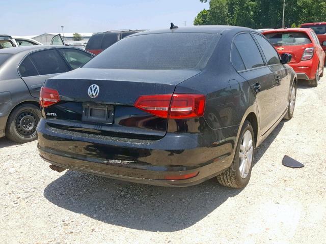 3VW2K7AJ6FM228137 - 2015 VOLKSWAGEN JETTA BASE 黑色 照片 4