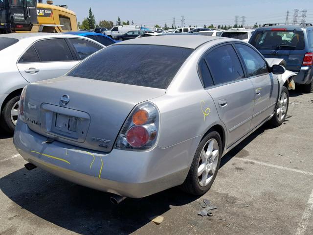 1N4BL11D32C285131 - 2002 NISSAN ALTIMA SE SILVER photo 4