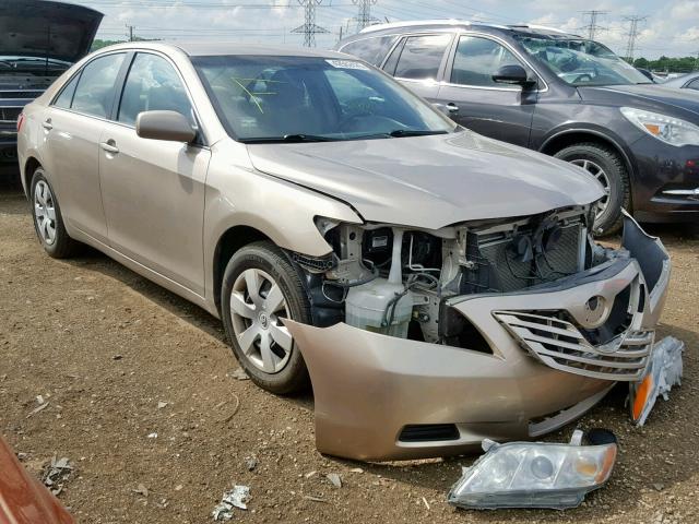 4T1BE46K47U663712 - 2007 TOYOTA CAMRY NEW GOLD photo 1