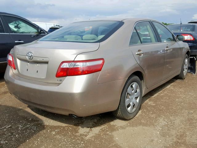 4T1BE46K47U663712 - 2007 TOYOTA CAMRY NEW GOLD photo 4