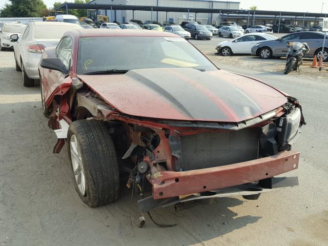 2G1FE1E32E9268364 - 2014 CHEVROLET CAMARO LS RED photo 1