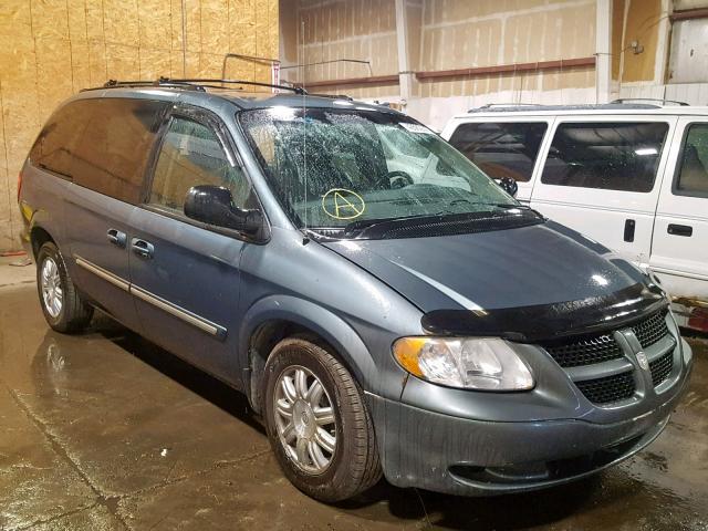 2C4GP54L05R189550 - 2005 CHRYSLER TOWN&COUNT BLUE photo 1