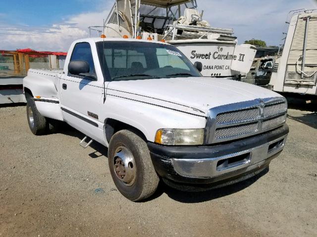 3B7MC36D5WM227873 - 1998 DODGE RAM 3500 WHITE photo 1