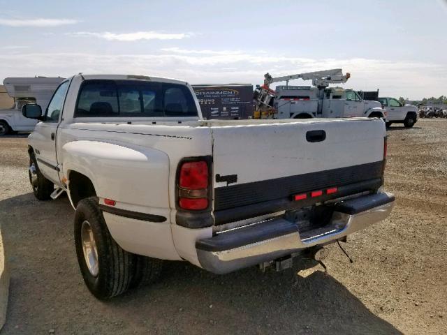 3B7MC36D5WM227873 - 1998 DODGE RAM 3500 WHITE photo 3