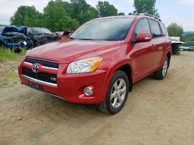 2T3DK4DVXBW044515 - 2011 TOYOTA RAV4 LIMIT RED photo 2