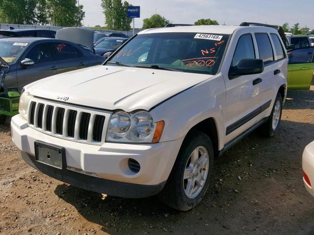 1J4GR48K86C277000 - 2006 JEEP GRAND CHER WHITE photo 2