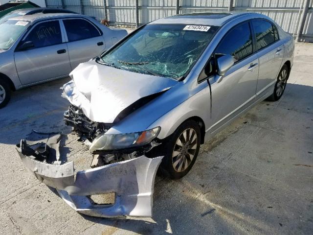 2HGFA16909H353111 - 2009 HONDA CIVIC EXL 银色 照片 2