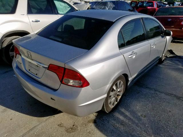 2HGFA16909H353111 - 2009 HONDA CIVIC EXL 银色 照片 4